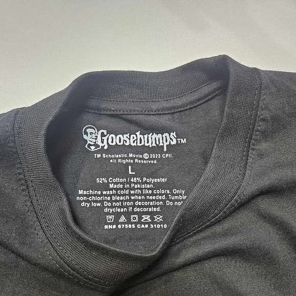 Goosebumps T-Shirt Mens Large Graphic 90s Vintage Retro Scary Halloween Tee NEW - Picture 6 of 7